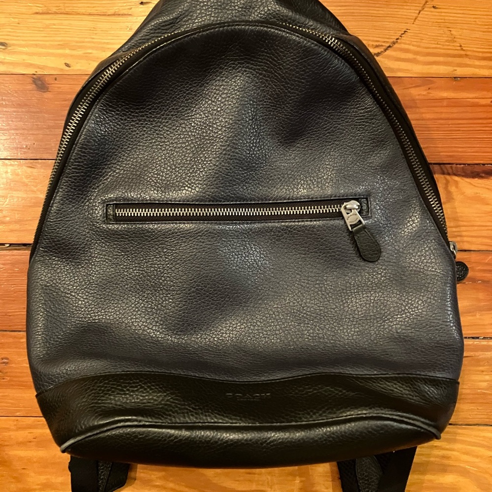 Coach Leather Backpack - Picture 2 of 10